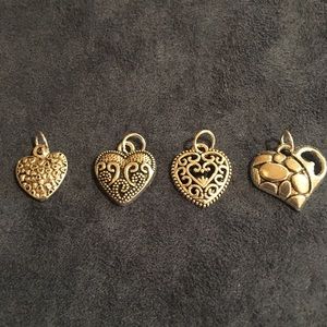 ❤️Silver heart charms